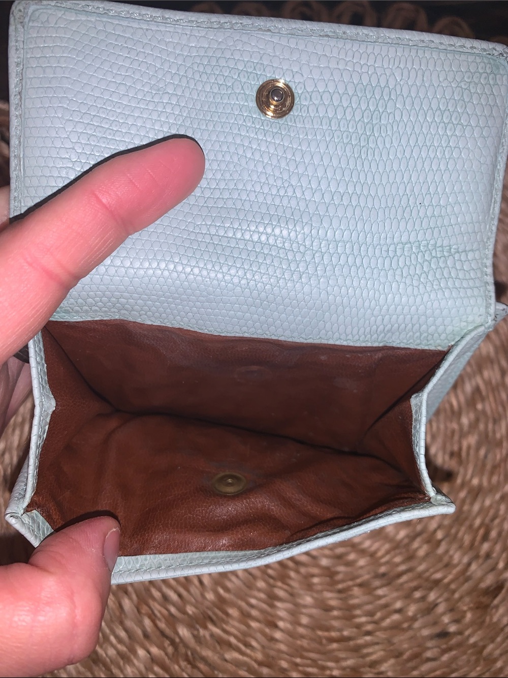 Salvatore Ferragamo light blue wallet - Picture 7 of 11